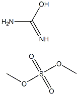 O-methylisourea sulfate monomethyl ester Struktur