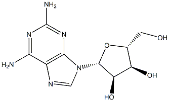 2-aminoadenosine Struktur