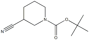 N-BOC-3-cyanopiperidine Struktur