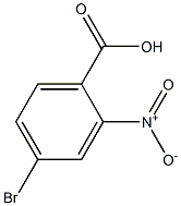 2-nitro-4-bromobenzoic acid Struktur