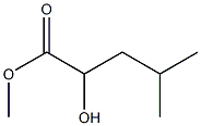 Methyl 2-hydroxy-4-methylpentanoate Struktur