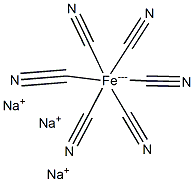 Iron sodium cyanide Struktur