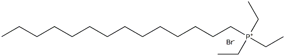 Tetradecyltriethylphosphonium bromide Struktur