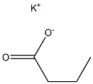 Potassium butyrate Struktur