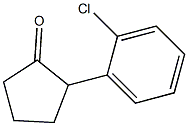 2-chlorophenylcyclopentanone Struktur