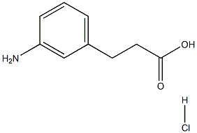 M-aminophenylpropionic acid (hydrochloride) Struktur