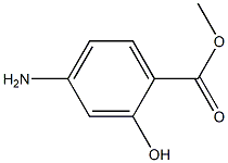 METHYL 4-AMINO-2-HYDROXUBENZOATE Struktur