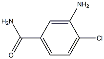 3-Amino-4-chlorobenzoic acidamide Struktur