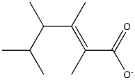 DIMETHYL-2,5-DIMETHYL-2-HEXENOATE Struktur