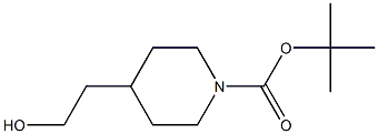 1-BOC-4-piperidineethanol Struktur