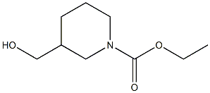 1-Ethoxycarbonyl-3-piperidinemethanol Struktur