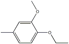 3-METHOXY-4-ETHOXY TOLUENE Struktur