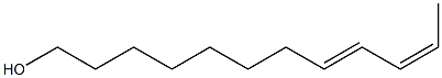 CIS,TRANS-8,10-DODECADIENOL Struktur