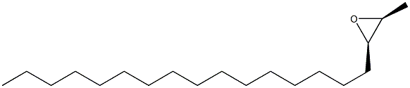 METHYL-CIS-7R,8S-EPOXY-OCTADECANE Struktur