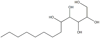 1,2,3,4,5-Tridecanepentol Struktur