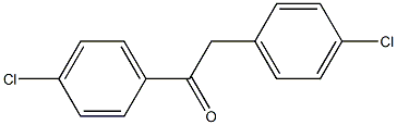 1,2-bis(4-cholrophenyl)ethanone Struktur