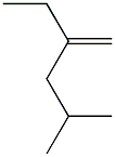 2-Methyl-4-methylenehexane. Struktur