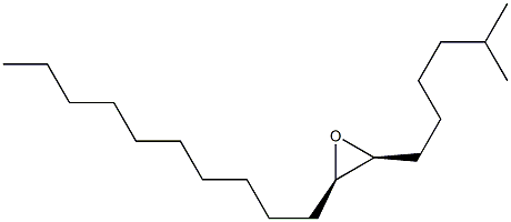 2-Methyl-cis-7,8-epoxyoctadecane Struktur