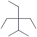 3,3-Diethyl-2-methylpentane. Struktur