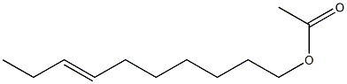 7-Decen-1-ol acetate Struktur