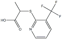 METHYL{[3-(TRIFLUOROMETHYL)PYRIDIN-2-YL]THIO}ACETATE Struktur