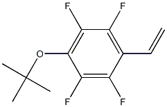 4-(tert-Butoxy)-2,3,5,6-tetrafluorostyrene 97% Struktur