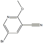 5-Bromo-3-cyano-2-methoxypyridine Struktur