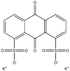 ANTHRAQUINONE-1,8- DISULPHONIC ACID POTASSIUM Struktur