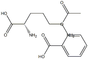 L-LYSINE ACETYLXALICYLATE Struktur