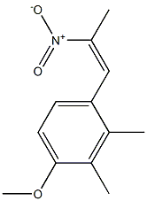 1-(4-METHOXY-2,3-DIMETHYLPHENYL)-2-NITROPROPENE Struktur