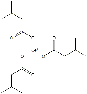 cerious isovalerate Struktur