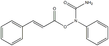 cinnamoyloxyphenylurea Struktur