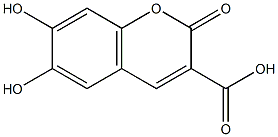 esculetinic acid Struktur