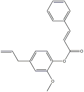 eugenol cinnamate Struktur