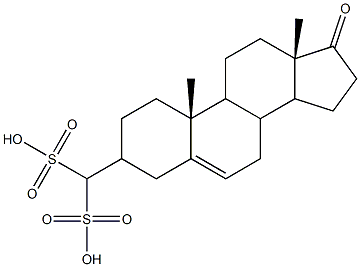 androst-5-ene-17-one-3-methylene sulfonic acid Struktur