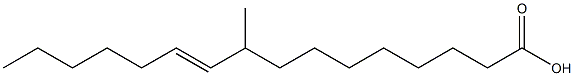 9-methyl-10-hexadecenoic acid Struktur