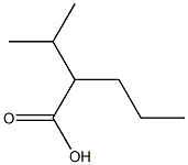 2-isopropylpentanoic acid Struktur