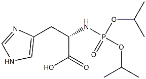 N-(O,O-diisopropyl)phosphoryl histidine Struktur