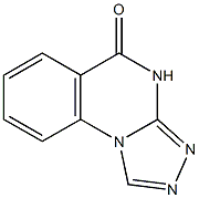 triazolo(4,3-a)quinazolinone Struktur