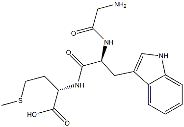 glycyl-tryptophyl-methionine Struktur