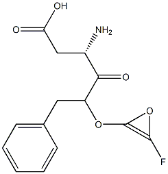 benzyloxycarbonyl-aspartyl(O-methyl)fluoromethane Struktur