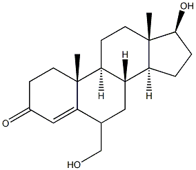 6-hydroxymethyltestosterone Struktur