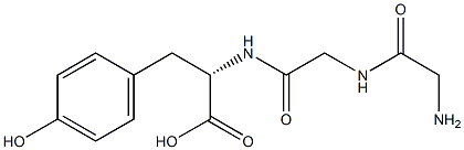 glycyl-glycyl-tyrosine Struktur