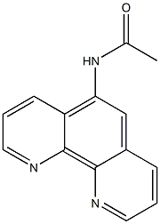 5-acetylamino-1,10-phenanthroline Struktur