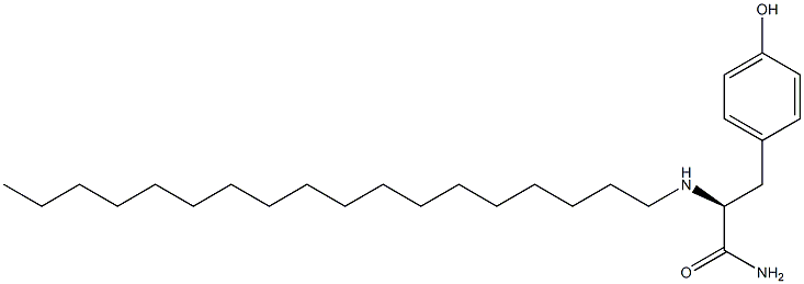 N-(stearyl)tyrosinamide Struktur