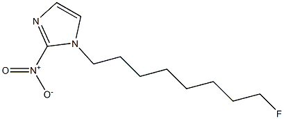 1-(8-fluorooctyl)-2-nitroimidazole Struktur