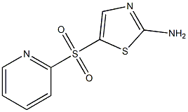 5-(2-pyridylsulfonyl)-2-thiazolamine Struktur