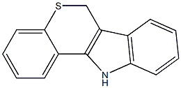 6,11-dihydro-5-thia-11-aza-benzo(a)-fluorene Struktur