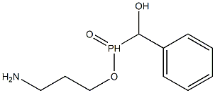 3-aminopropyl-P-(alpha-hydroxybenzyl)phosphinic acid Struktur