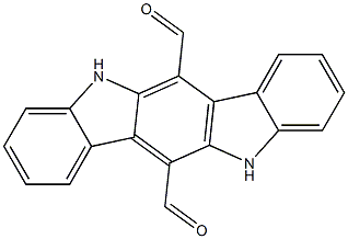 6,12-diformylindolo(3,2-b)carbazole Struktur